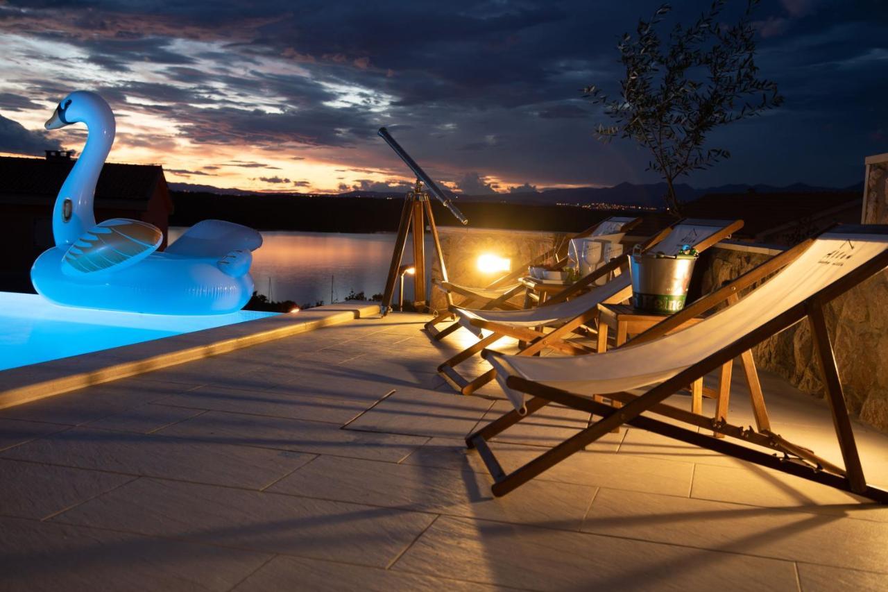 Luxury Villa Allen With Pool Klimno Exterior foto