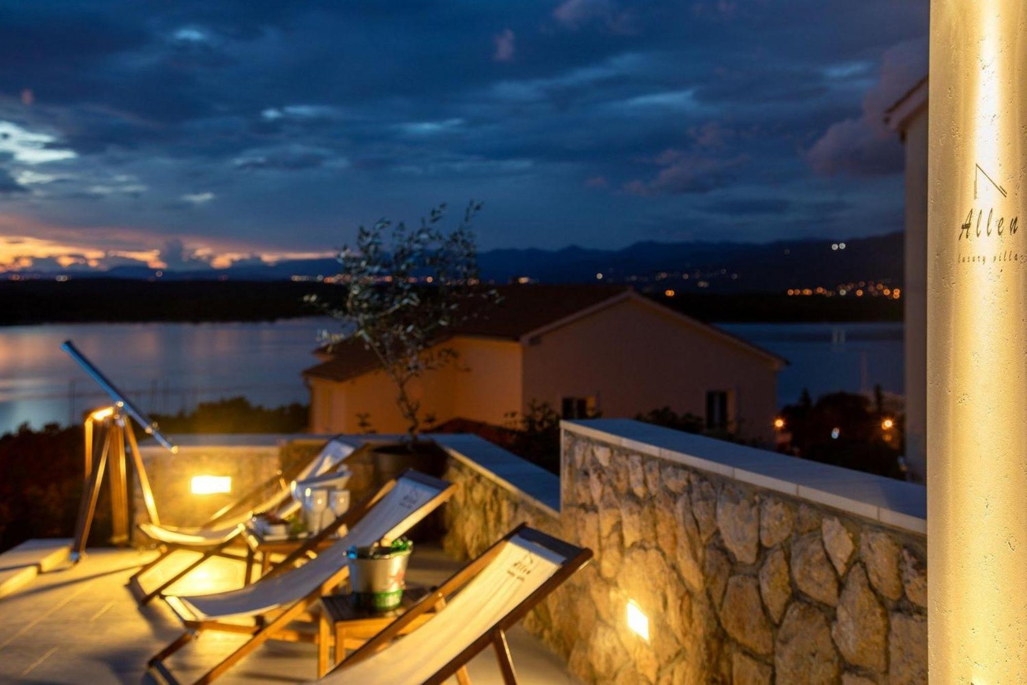 Luxury Villa Allen With Pool Klimno Zimmer foto