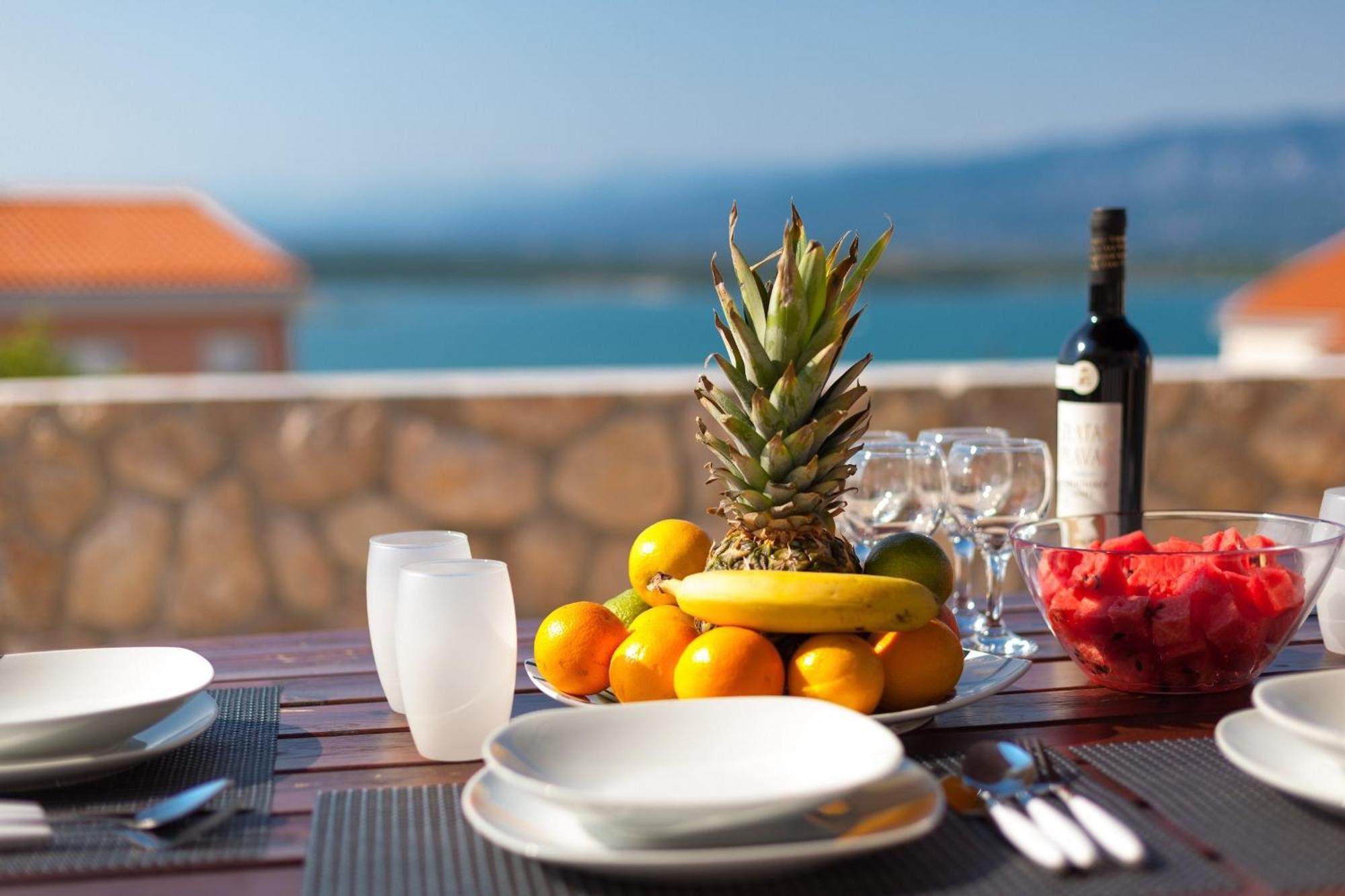 Luxury Villa Allen With Pool Klimno Zimmer foto